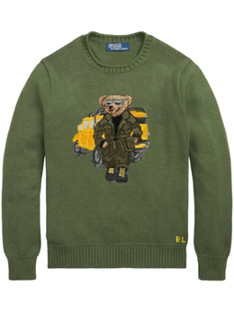 Polo Ralph Lauren: Зелёный свитер 
