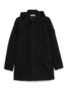 Stone Island: Чёрная куртка  Compass