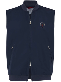 Brunello Cucinelli: Синий жилет 