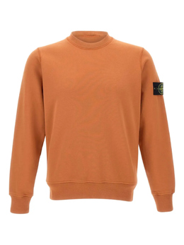 Stone Island: Оранжевая толстовка 