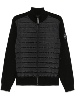 Canada Goose: Чёрная куртка  HyBridge