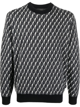 Emporio Armani: Серый свитер 