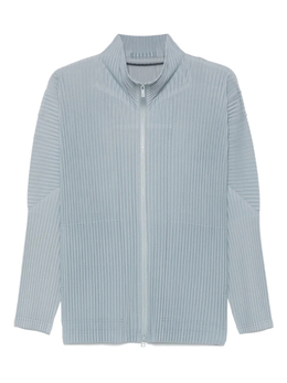 Homme Plissé Issey Miyake: Синяя куртка 