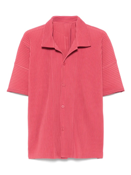 Homme Plissé Issey Miyake: Розовая футболка 