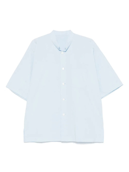 Homme Plissé Issey Miyake: Синяя рубашка 