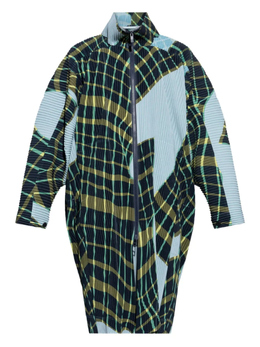 Homme Plissé Issey Miyake: Пальто в клетку 