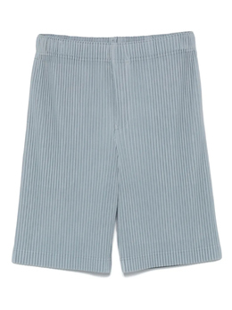 Homme Plissé Issey Miyake: Синие шорты 