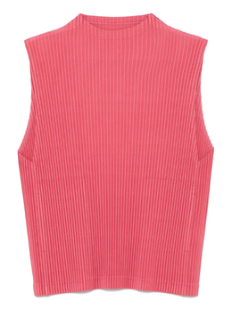 Homme Plissé Issey Miyake: Розовая футболка 