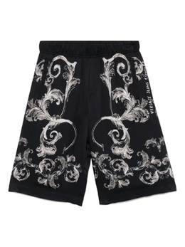 Versace Jeans Couture: Чёрные шорты 