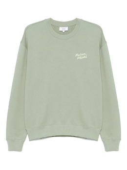 Maison Kitsuné: Зелёная толстовка 
