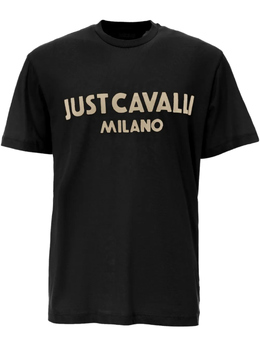 Just Cavalli: Чёрная футболка 