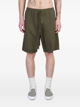 Carhartt WIP: Зелёные шорты 