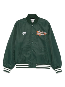 Carhartt WIP: Зелёная куртка 