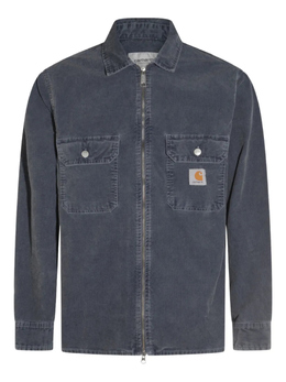 Carhartt WIP: Синяя рубашка 