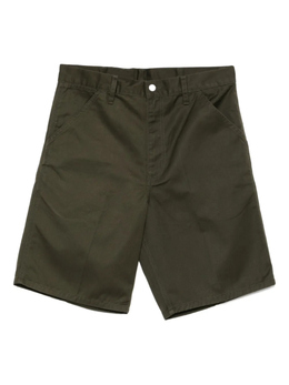 Carhartt WIP: Зелёные шорты 