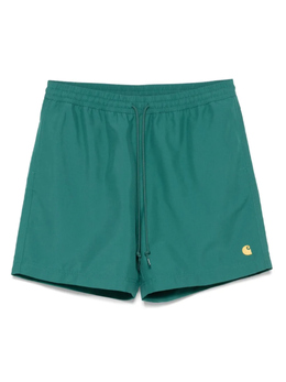 Carhartt WIP: Зелёные плавки  Chase