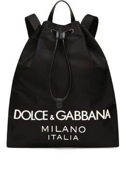 Dolce & Gabbana: Чёрный рюкзак 