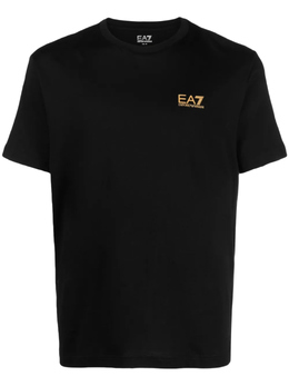 EA7 Emporio Armani: Чёрная футболка 