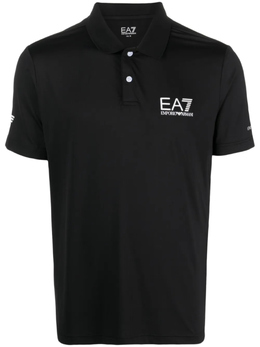 EA7 Emporio Armani: Чёрная рубашка 
