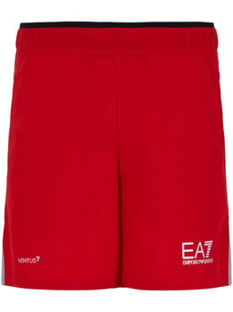 EA7 Emporio Armani: Красные шорты 