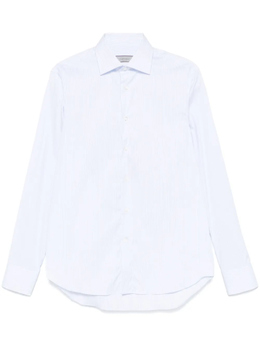 Canali: Рубашка в полоску 