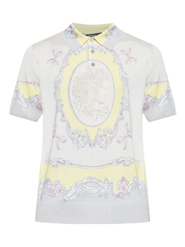 Versace: Серая рубашка 