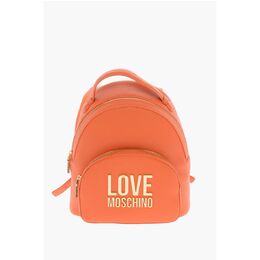 Moschino: Оранжевый рюкзак 