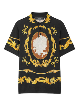 Versace: Чёрная рубашка 