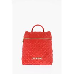 Moschino: Красный рюкзак 