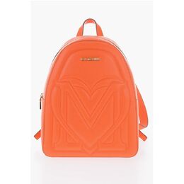 Moschino: Оранжевый рюкзак 