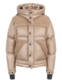 Moncler Grenoble: Пуховик из овчины 