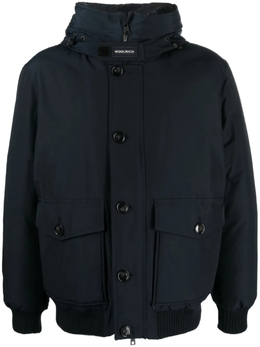 Woolrich: Синий пуховик  Polar