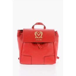 Moschino: Красный рюкзак 