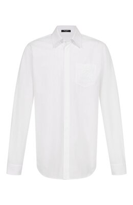 Balmain: Хлопковая рубашка 