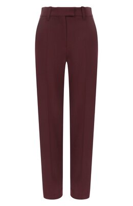 Brunello Cucinelli: Бордовые брюки 