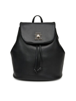 Tommy Hilfiger: Чёрный рюкзак  TH