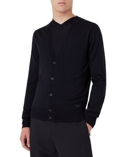 Emporio Armani: Кардиган из шерсти 