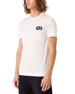 Emporio Armani: Футболка с вышивкой 
