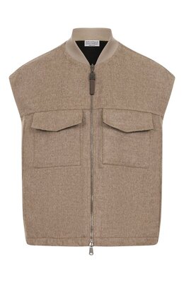 Brunello Cucinelli: Жилет из шерсти 