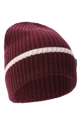 Brunello Cucinelli: Бордовая шапка 