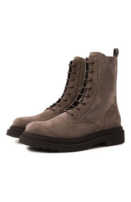 Brunello Cucinelli: Коричневые ботинки 