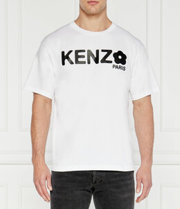 Kenzo: Белая футболка 