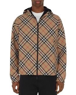 Burberry: Куртка с капюшоном 
