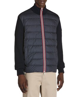 Moncler: Синий кардиган 