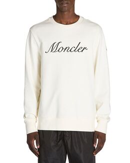 Moncler: Хлопковая толстовка 