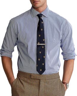 Polo Ralph Lauren: Синяя рубашка 