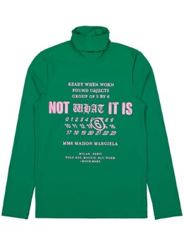 MM6 Maison Margiela: Футболка с длинным рукавом 