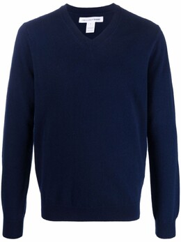 Comme Des Garcons Shirt: Свитер с v-образным вырезом 