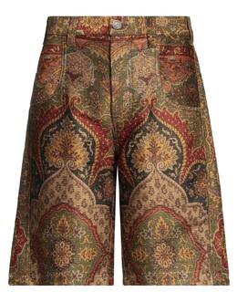 Etro: Зелёные шорты 