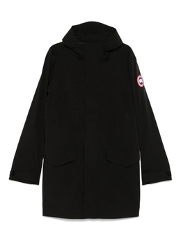 Canada Goose: Чёрное пальто 
